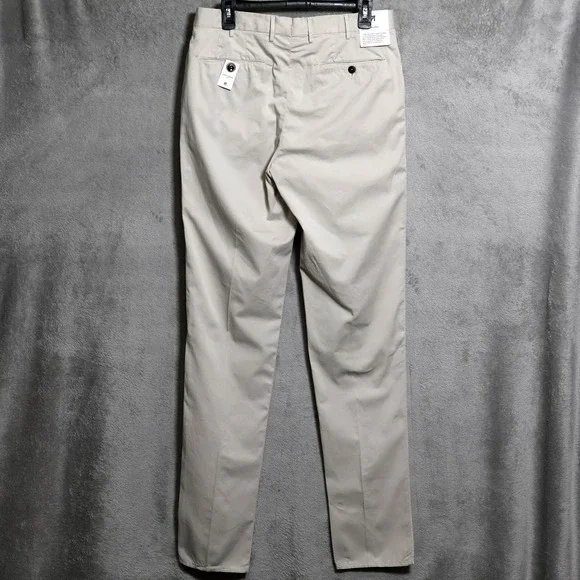 PT Torino Silkochino Pants Mens 31x36 Beige Gentleman Fit Stretch Dress Chino